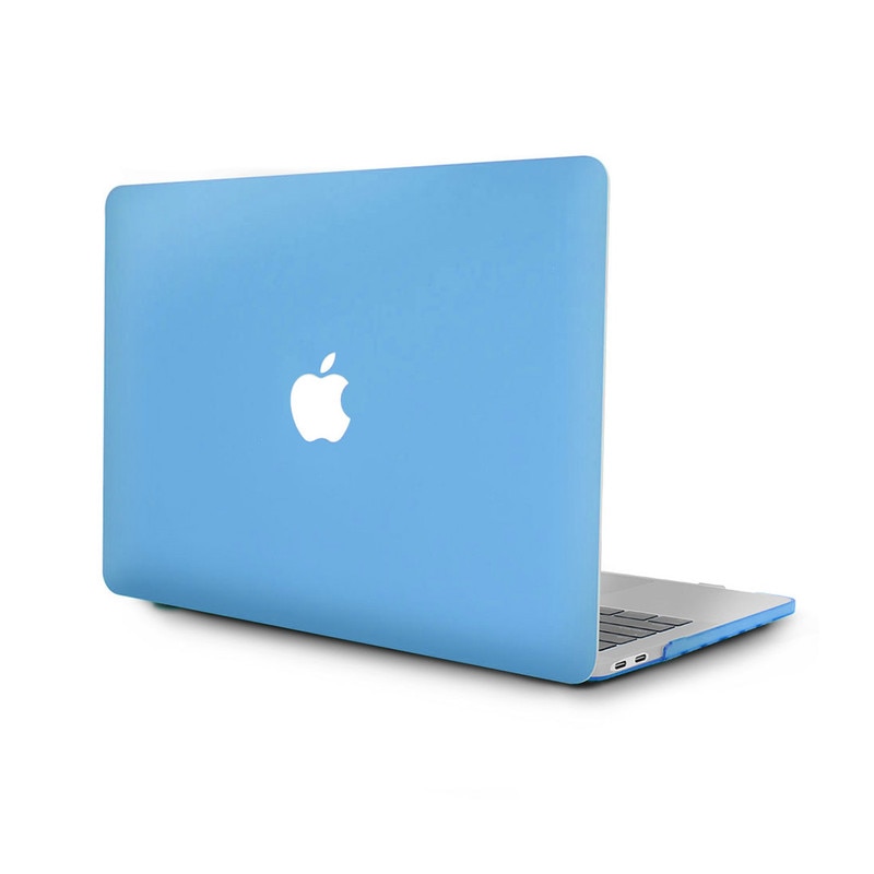 Carcasa Hard Shell DEISNGB pentru MacBook Pro 16 inch, design ultra subtire, protectie impotriva zgarieturilor, Albastru deschis
