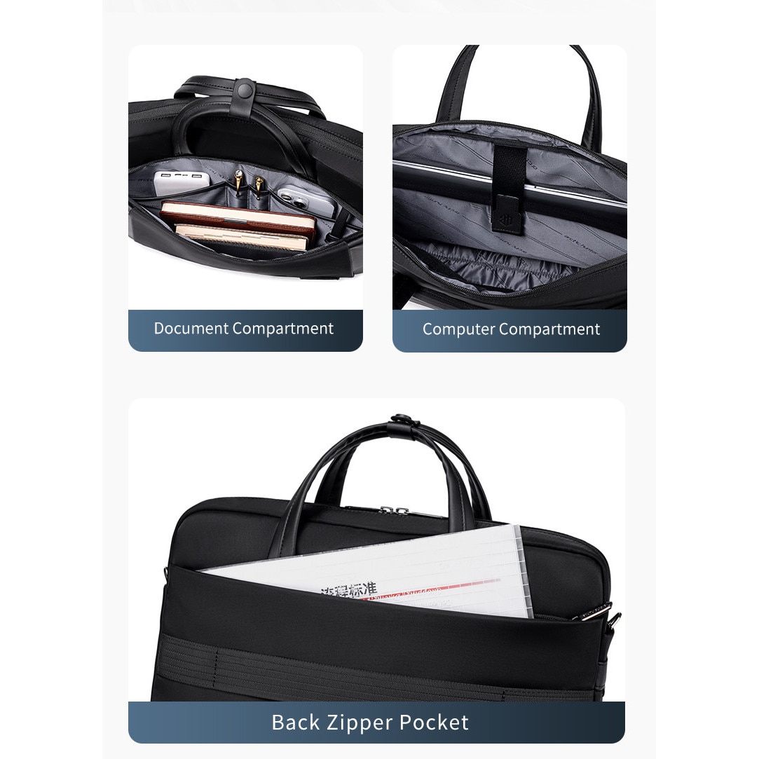 Geantă pentru laptop pentru bărbați Arctic Hunter, AH-GWB00848-khaki