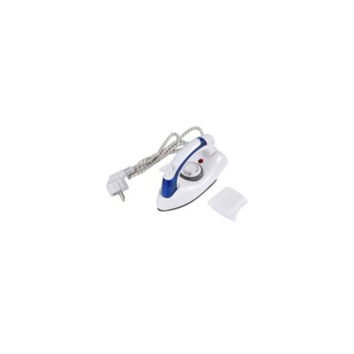 Fier de calcat cu abur portabil, 700 W, compact si pliabil, 17.7x9.5x7.5 cm, pentru acasa si calatorii