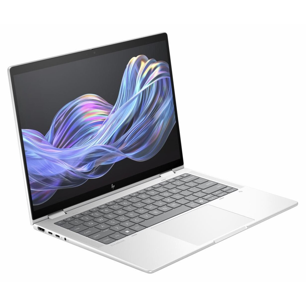 Laptop HP EliteBook x360 Flip G1i, 14 inch 1920 x 1200 Touchscreen, Intel 258V 8 C / 8 T, 2.2 GHz - 4.8 GHz, 12 MB cache, 12 W, 32 GB LPDDR5X, 1 TB SSD, Intel Arc Graphics, Windows 11 Pro, Silver