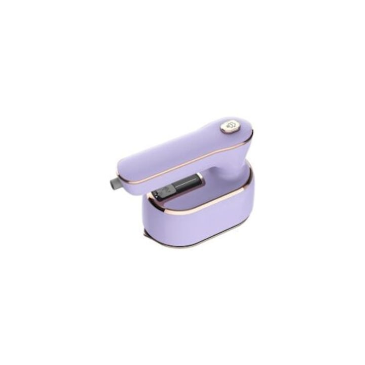 Fier de calcat mini, 1000W, portabil, pliabil 180°, abur, 16g/min, 50ml, violet