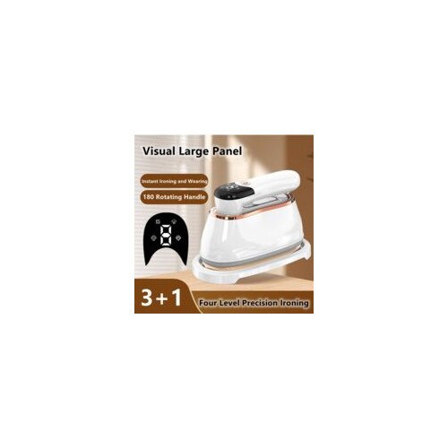 Fier de calcat portabil 2 in 1, 1200W, abur instantaneu, rotire 180°, rezervor mare, pentru acasa si calatorii