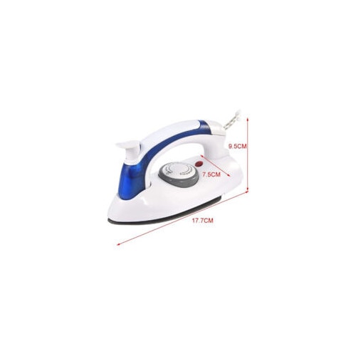 Fier de calcat cu abur portabil, 700 W, compact, cu talpa antiaderenta, design rotativ