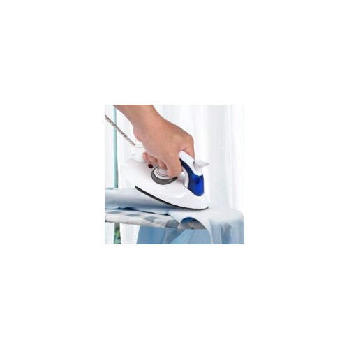 Fier de calcat cu abur portabil, 700 W, compact, cu talpa antiaderenta, design rotativ