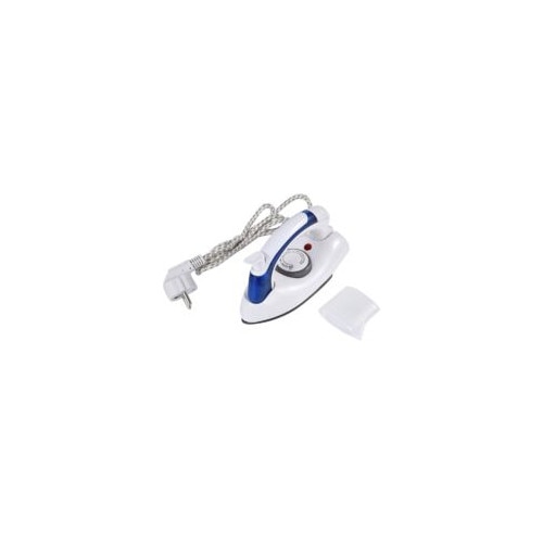 Fier de calcat cu abur portabil, 700 W, compact, cu talpa antiaderenta, design rotativ