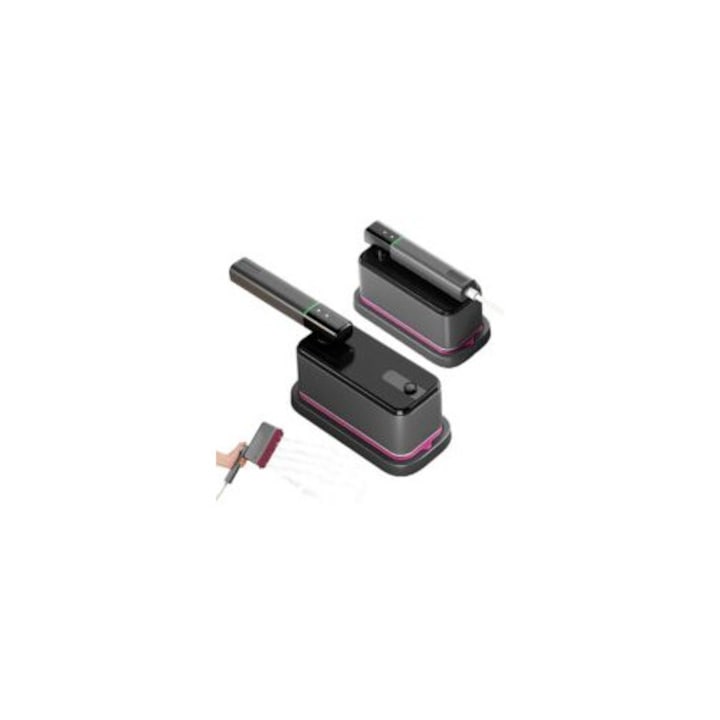 Fier de calcat portabil 1200W, 2 in 1: aparat de calcat cu abur si fier profesional, utilizare rapida in 5 secunde, compact, ideal pentru calatorii