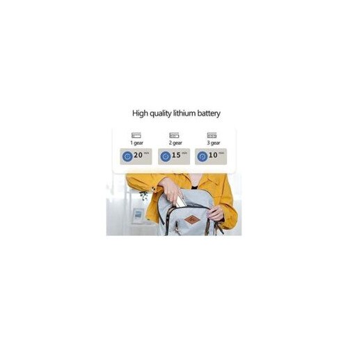 Fier de calcat mini, cordless, portabil, 2 in 1, 3 setari de temperatura, 80ml, Teflon, pentru calatorii