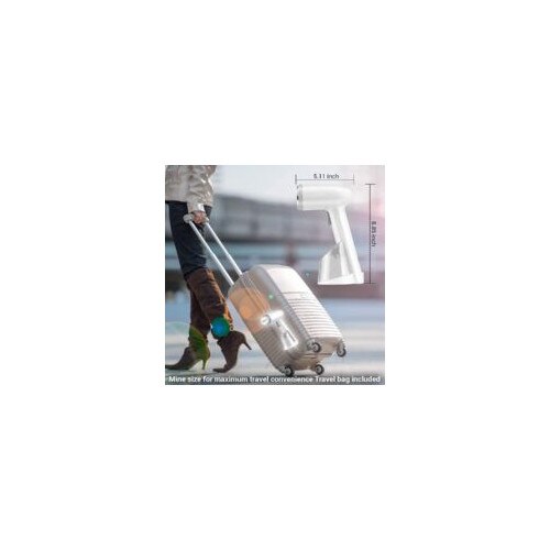 Generator de aburi portabil, 1200W, rezervor de apa 250ml, ideal pentru acasa si calatorii, alb