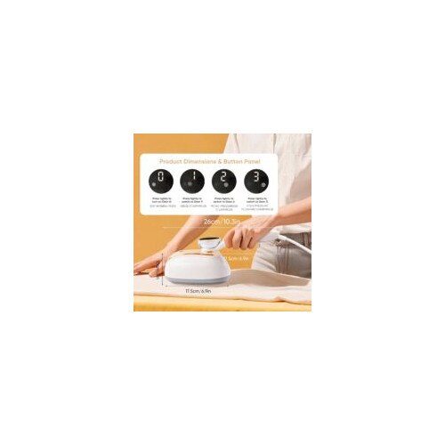Fier de calcat mini, 1200W, abur puternic, rezervor 120ml, portabil