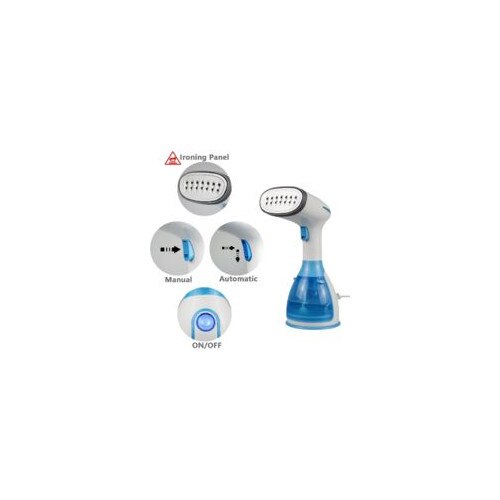 Fier de calcat cu abur portabil 1500W, 280ml, incalzire rapida, design anti-scurgere, 2m cablu