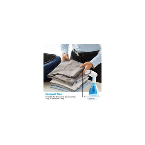 Fier de calcat cu abur portabil 1500W, 280ml, incalzire rapida, design anti-scurgere, 2m cablu
