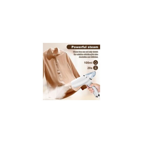 Fier de calcat portabil, 1000W, abur puternic, rezervor 100ml, compact