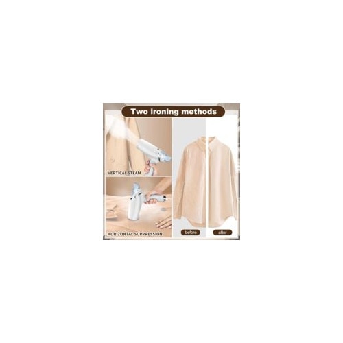 Fier de calcat portabil, 1000W, abur puternic, rezervor 100ml, compact