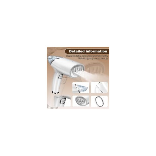 Fier de calcat portabil, 1000W, abur puternic, rezervor 100ml, compact