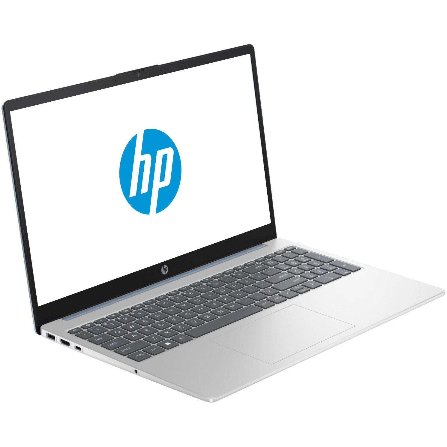 Laptop HP 15-fd0071nq, Intel Core i5-1334U pana la 4.6GHz, 15.6" Full HD, 16GB, SSD 512GB, Intel Iris Xe Graphics, Free DOS, Argintiu