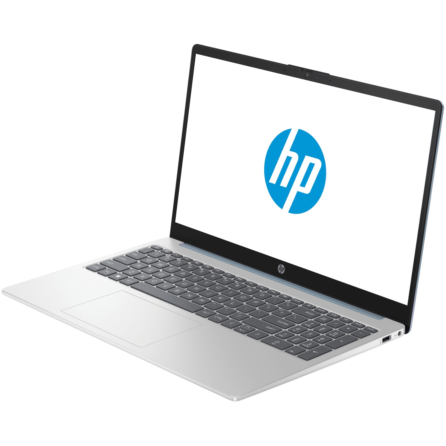 Laptop HP 15-fd0071nq, Intel Core i5-1334U pana la 4.6GHz, 15.6" Full HD, 16GB, SSD 512GB, Intel Iris Xe Graphics, Free DOS, Argintiu