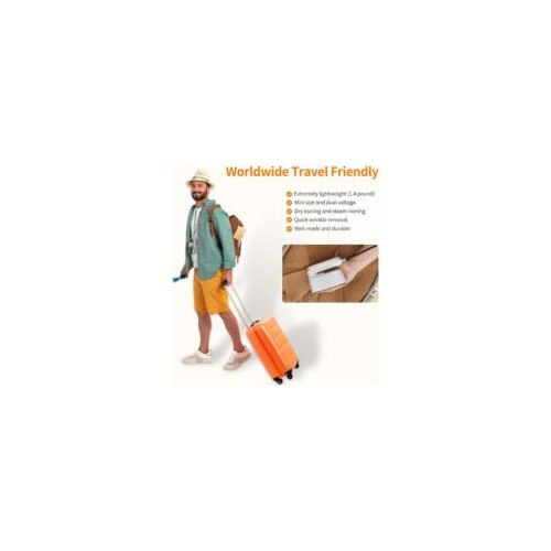 Fier de calcat cu abur 2 in 1, 1100W, design portabil, fara scurgeri, compact