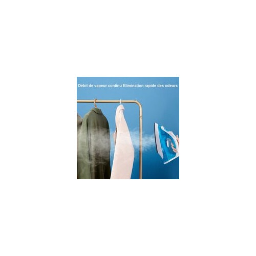 Fier de calcat portabil, 1200 W, talpa antiaderenta, alb, pentru calcat in timpul calatoriilor