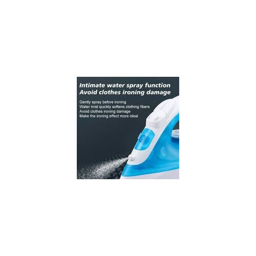 Fier de calcat portabil, 1200 W, talpa antiaderenta, alb, pentru calcat in timpul calatoriilor