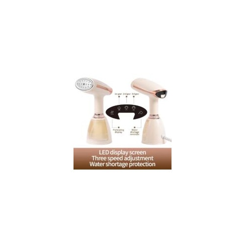 Fier de calcat vertical, 1500W, 280ml, incalzire rapida, portabil, alb lapte, pentru toate tipurile de tesaturi