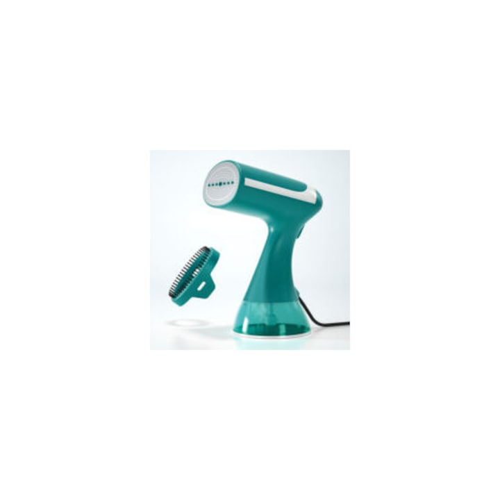 Fier de calcat cu abur portabil 1500W, capacitate rezervor 300ml, timp de incalzire 20 secunde, verde
