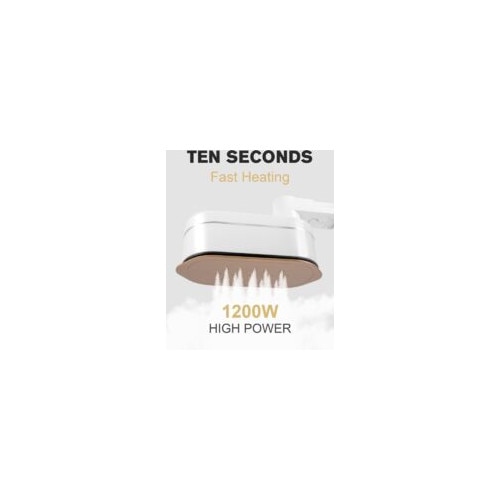 Fier de calcat portabil cu abur, 1200W, 10 secunde incalzire, rezervor 110ml, design pliabil, pentru calatorii