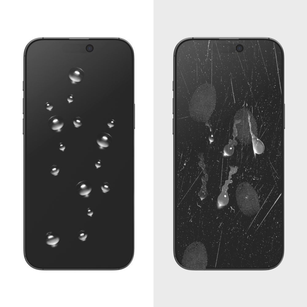 Folie sticlă securizată Tech-Protect Glass SPY Plus, protecție confidențialitate, 9H, set 2 bucăți, negru, 158.22x73.49mm