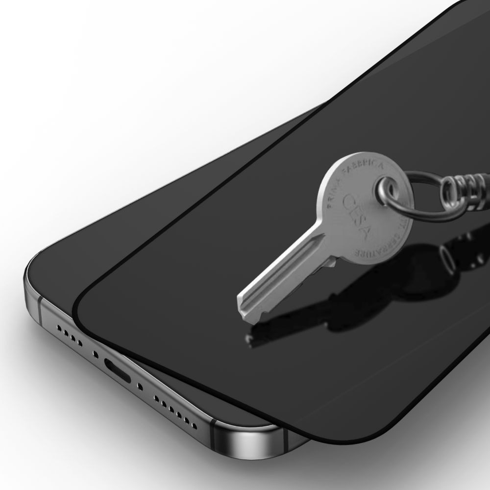 Folie sticlă securizată Tech-Protect Glass SPY Plus, protecție confidențialitate, 9H, set 2 bucăți, negru, 158.22x73.49mm