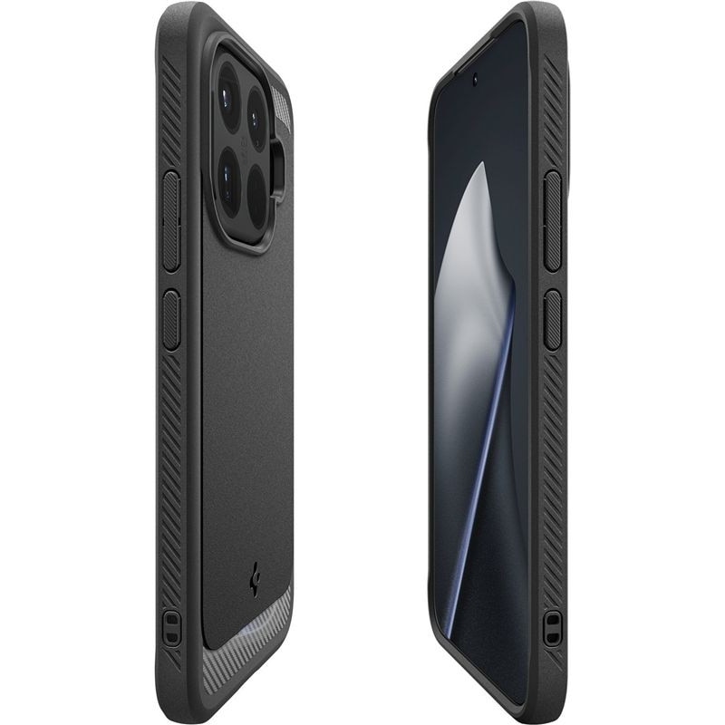 Carcasa Spigen Rugged Armor compatibila cu Xiaomi 15T Pro, Negru