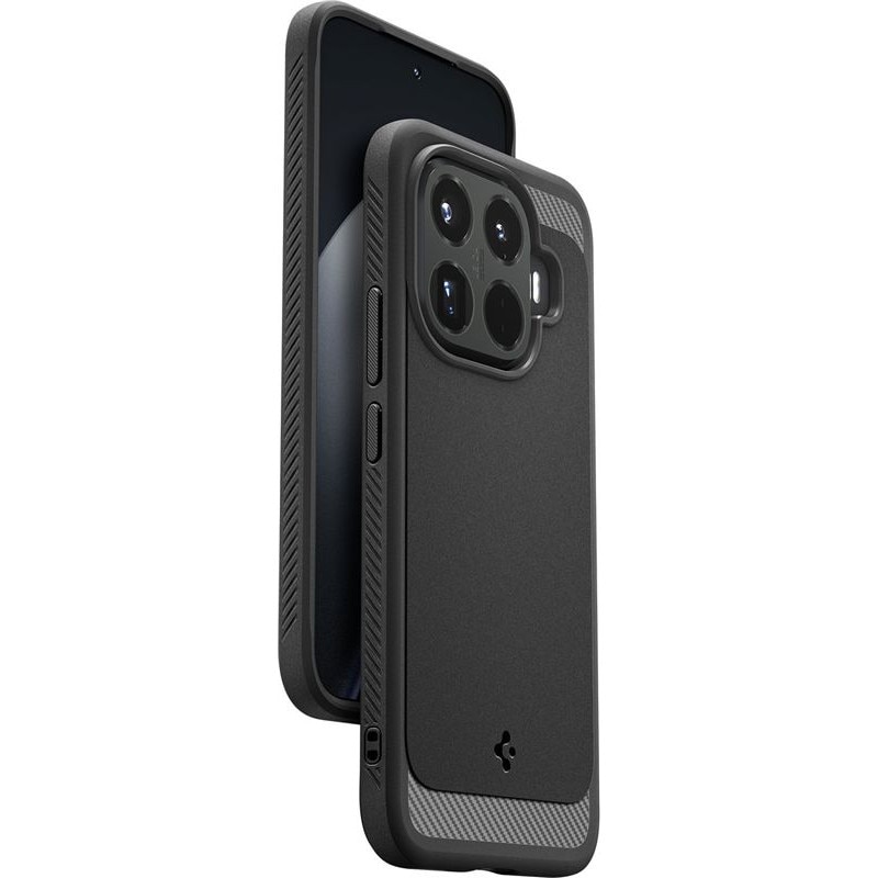 Carcasa Spigen Rugged Armor compatibila cu Xiaomi 15T Pro, Negru