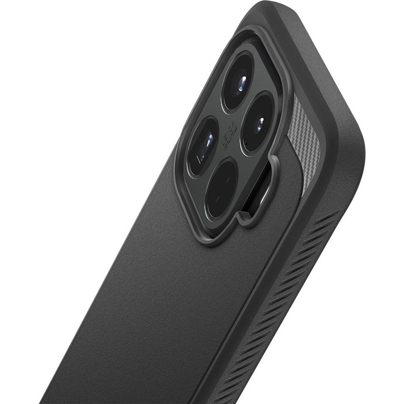 Carcasa Spigen Rugged Armor compatibila cu Xiaomi 15T Pro, Negru