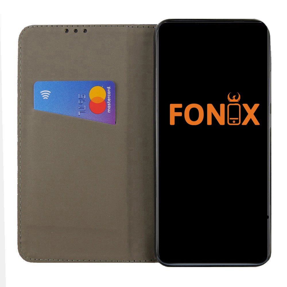 Husa carte compatibila cu Motorola Moto G84, Comando Book, Inchidere magnetica, Buzunar interior pentru card, Flip stand, Protectie completa si practica, Albastru