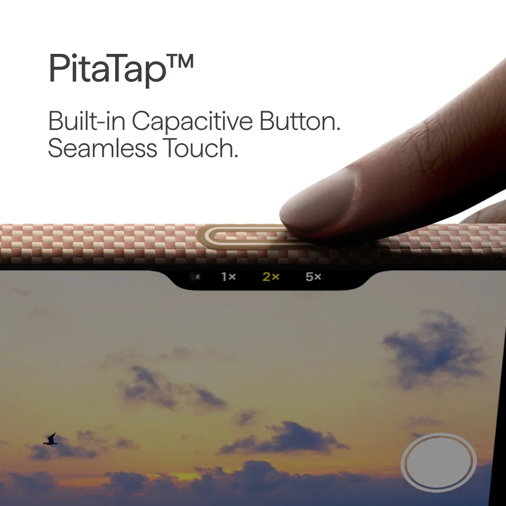 Carcasa PITAKA Ultra-Slim, Aramida, Sclipire aurie, pentru iPhone 17