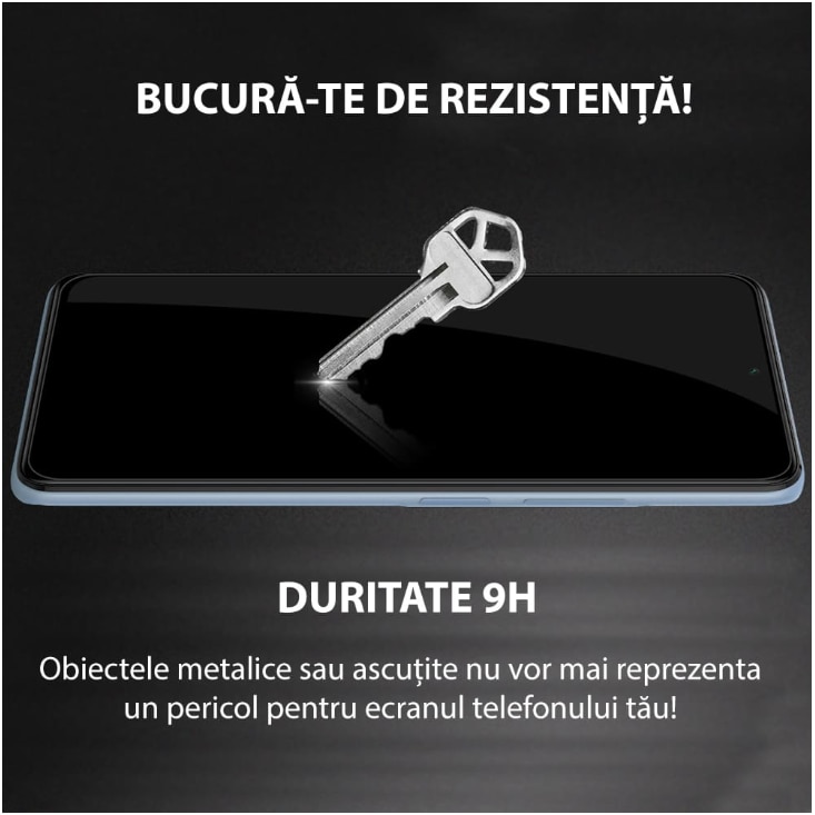 Folie Sticla Premium pentru iPhone 14, 9H, Full Cover, Full Glue, Transparent