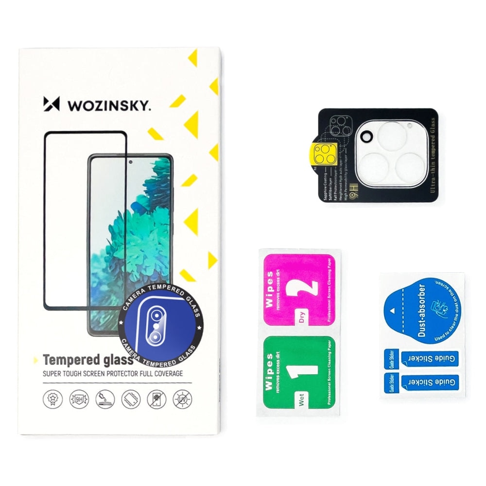 Folie sticla camera foto WOZINSKY Full Cover compatibila cu Google Pixel 6 Black