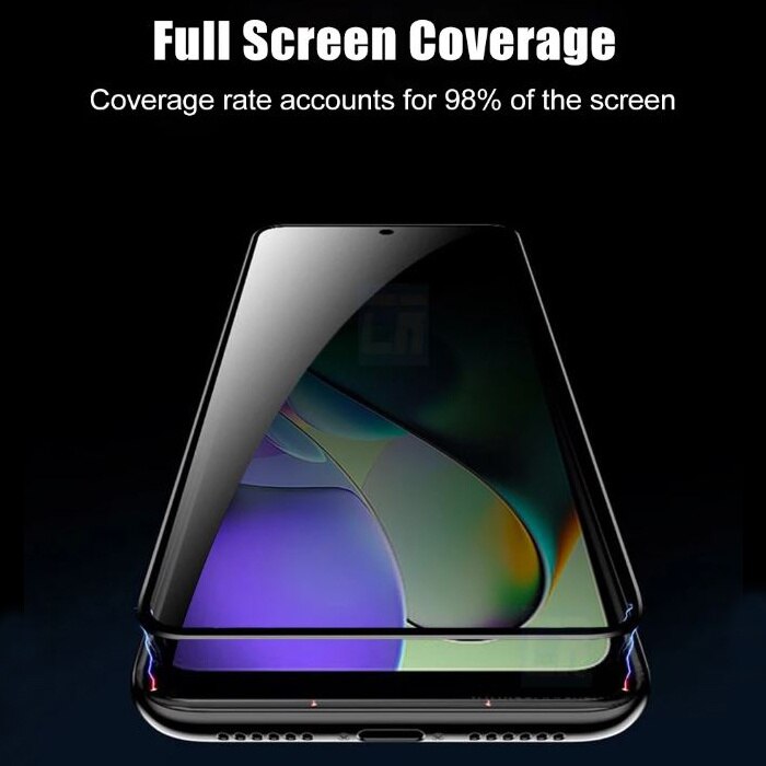 Folie Privacy Mata, Ceramica, Apple iPhone 16e, Protectie Ecran, Pelicula, Negru