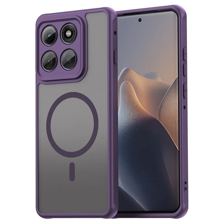Husa pentru Motorola Edge 60 Pro - Techsuit HaloFrost II MagSafe - Purple