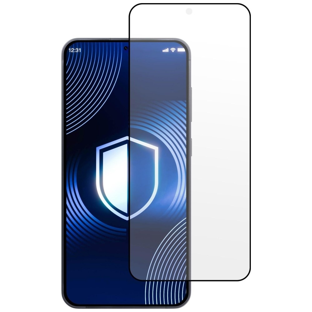 Folie sticla securizata 3mk HardGlass Matt Max compatibila cu Samsung Galaxy S26, Negru