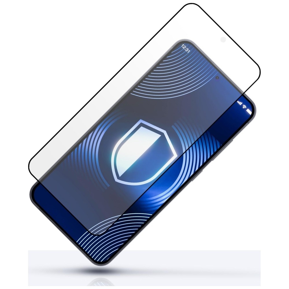 Folie sticla securizata 3mk HardGlass Matt Max compatibila cu Samsung Galaxy S26, Negru