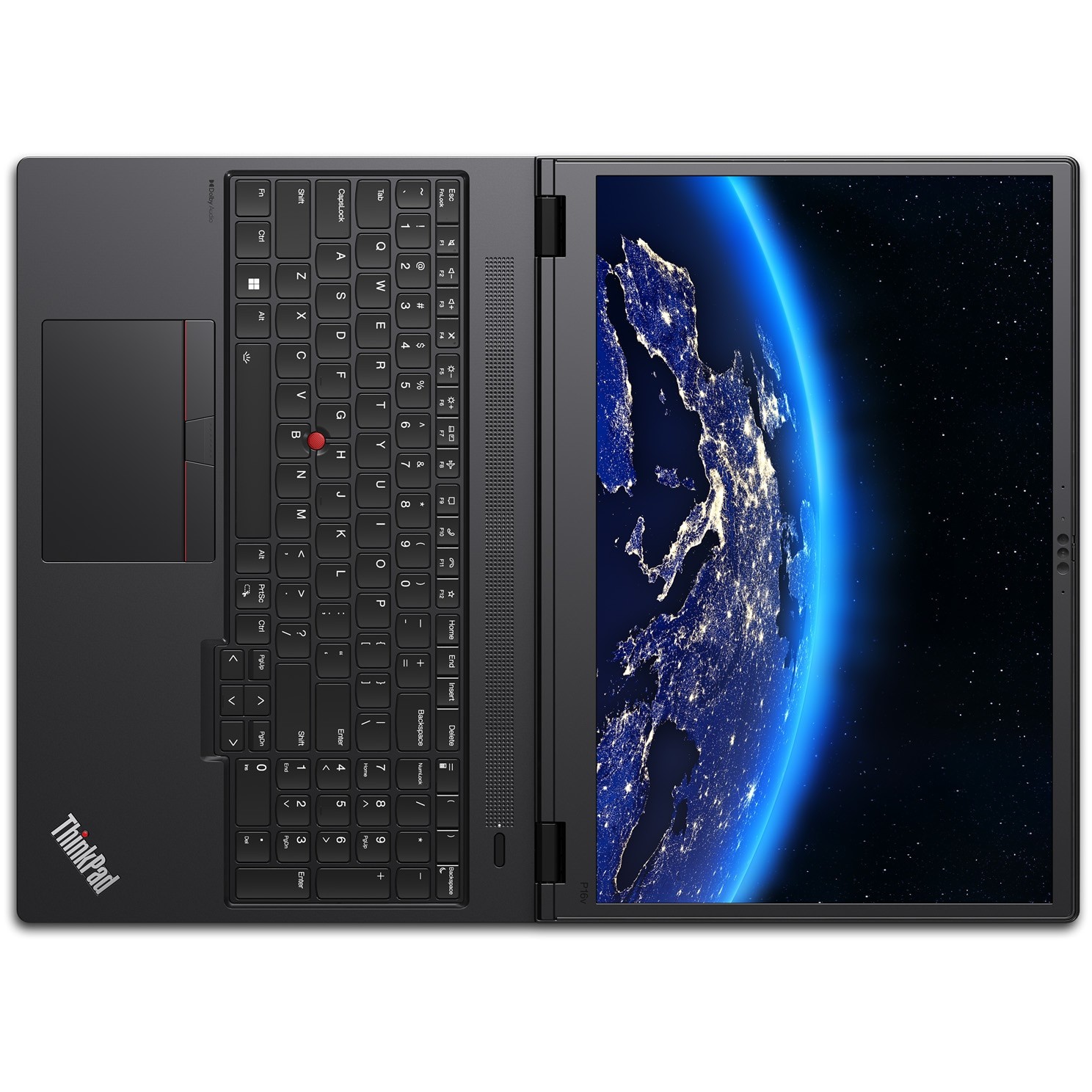 Laptop Lenovo ThinkPad P16v Gen 2 cu procesor Intel® Core™ Ultra 9 185H pana la 5.1GHz, 16" WQUXGA, IPS, 64GB DDR5 RAM, 1TB SSD, NVIDIA® RTX 3000 8GB GDDR6, Windows® 11 Pro, Black, 3-year, Courier or Carry-in