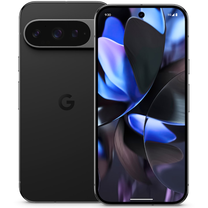 RESIGILAT: Telefon mobil Google Pixel 9 Pro, 256GB, 16GB RAM, 5G, Obsidian