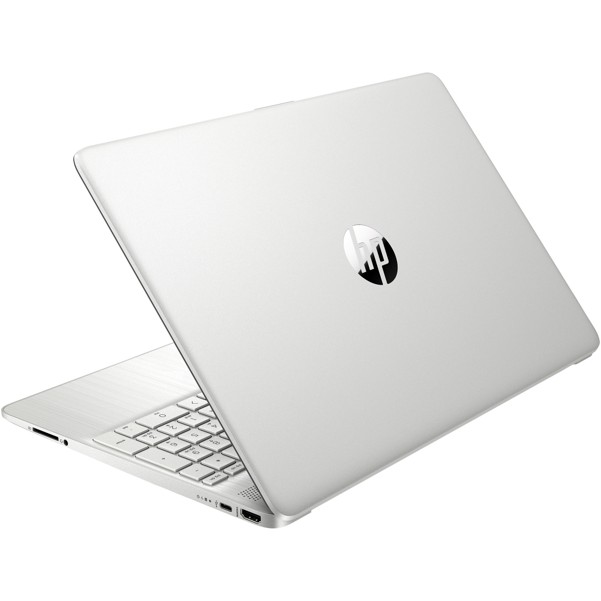 Laptop HP 15s-eq2027nq cu procesor AMD Ryzen 3 5300U, 15.6", Full HD, 8GB, 512GB SSD, AMD Radeon Integrated Graphics, Free DOS, Natural Silver