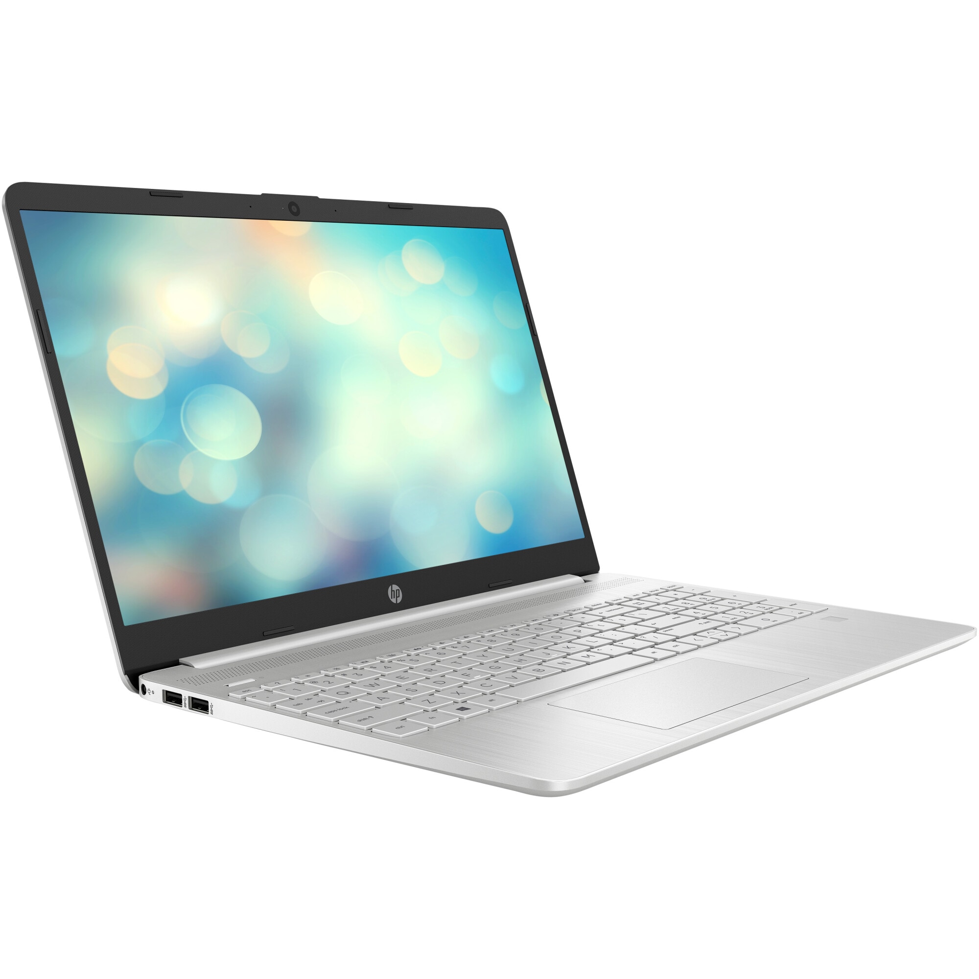 Laptop HP 15s-eq2027nq cu procesor AMD Ryzen 3 5300U, 15.6", Full HD, 8GB, 512GB SSD, AMD Radeon Integrated Graphics, Free DOS, Natural Silver