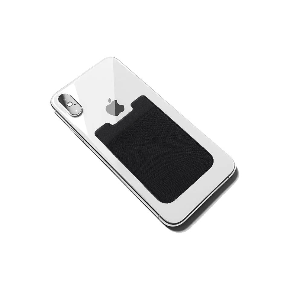 Husa autoadeziva pentru carduri, documente telefon, Interlook, Negru