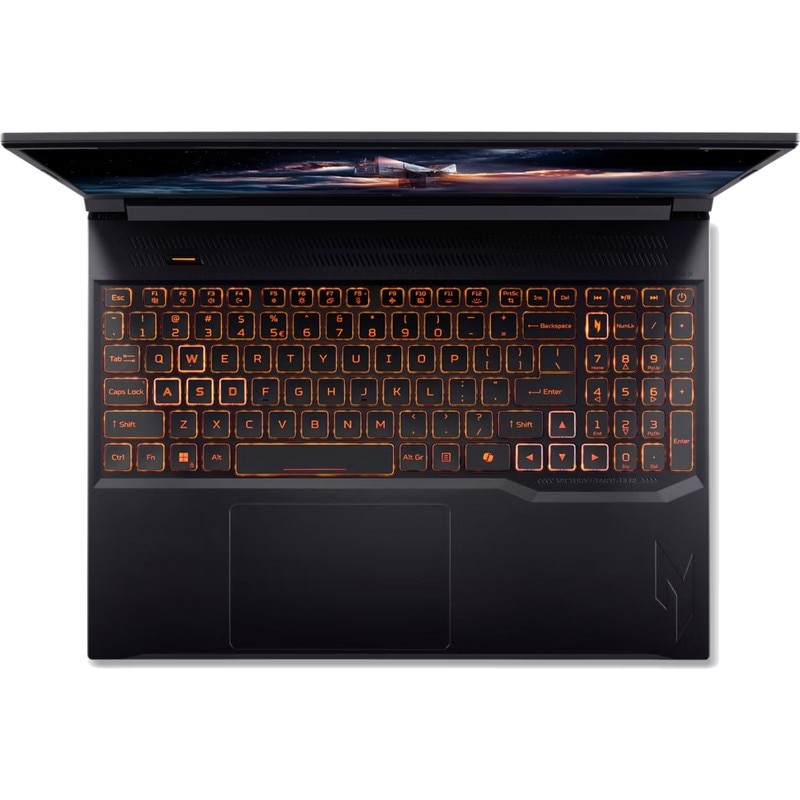 Laptop Acer Gaming 16'' Nitro V 16 ANV16-72, WUXGA IPS 180Hz, Procesor Intel® Core™ 9 270H (24M Cache, up to 5.80 GHz), 16GB DDR5, 1TB SSD, GeForce RTX 5070 8GB, No OS, Obsidian Black