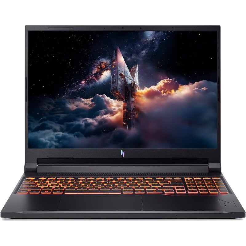 Laptop Acer Gaming 16'' Nitro V 16 ANV16-72, WUXGA IPS 180Hz, Procesor Intel® Core™ 9 270H (24M Cache, up to 5.80 GHz), 16GB DDR5, 1TB SSD, GeForce RTX 5070 8GB, No OS, Obsidian Black