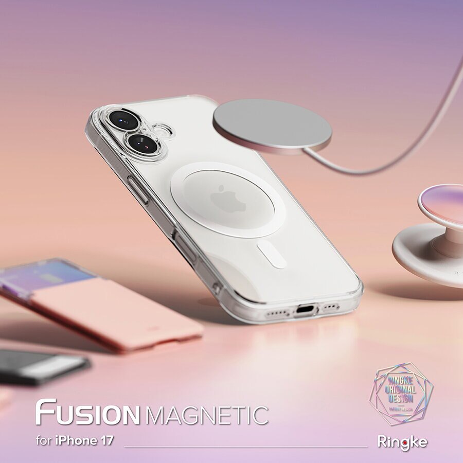 Husa pentru iPhone 17 - Ringke Fusion MagSafe - Clear