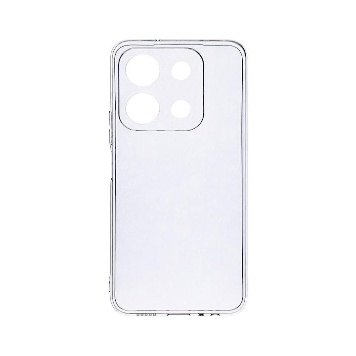 Husa BestCase® Clear Silicon 2MM, Compatibila Cu Xiaomi Redmi Note 13 5G, Antisoc, Protectie Camera, Margini ridicate pentru protectia ecranului, Transparent