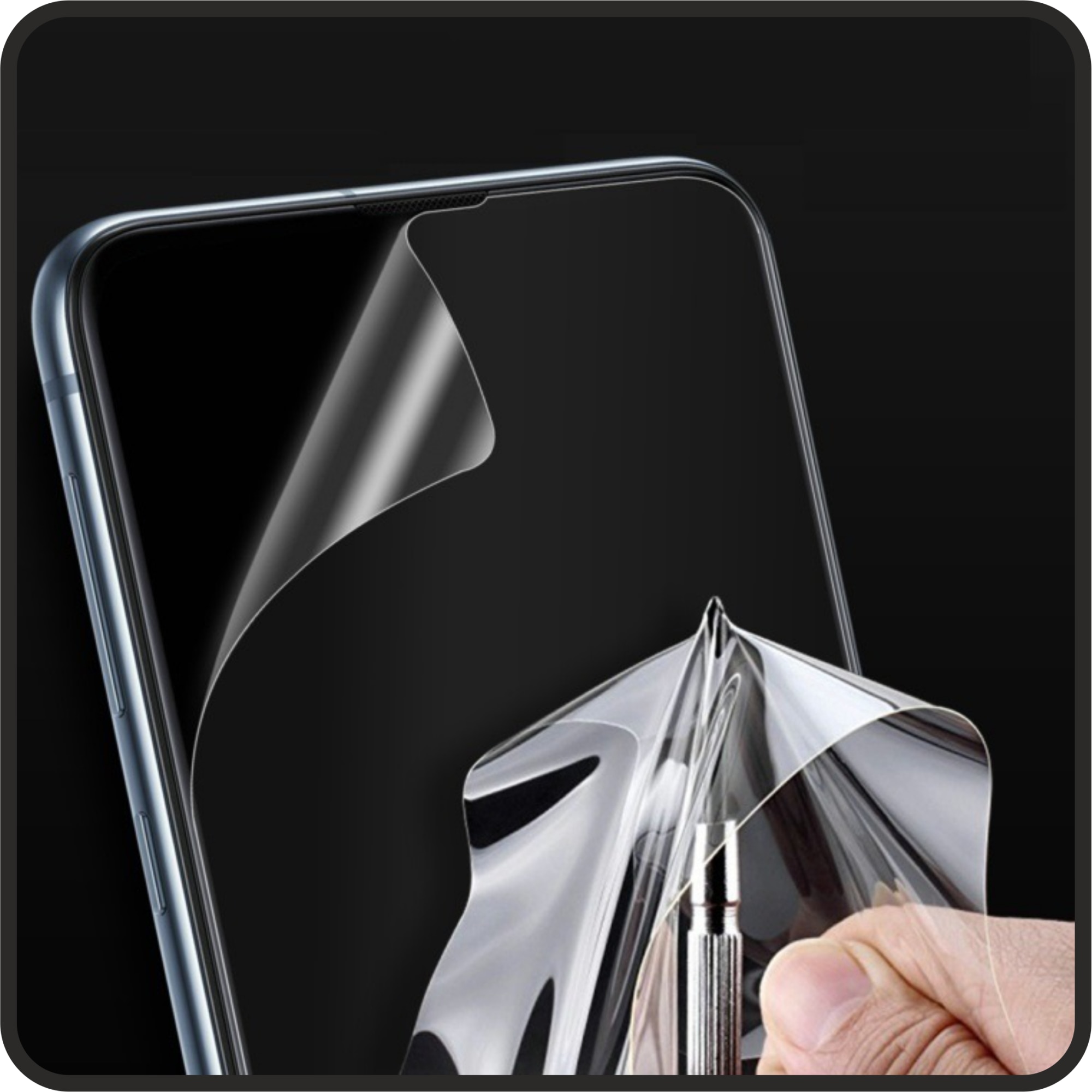 Folie Full Body iSkinz pentru Apple iPhone 16 Pro Max - Invisible Skinz HD, Split Cut, Protectie Siliconica Ultra-Clear pentru Ecran si Carcasa Spate, Skin Adeziv Transparent