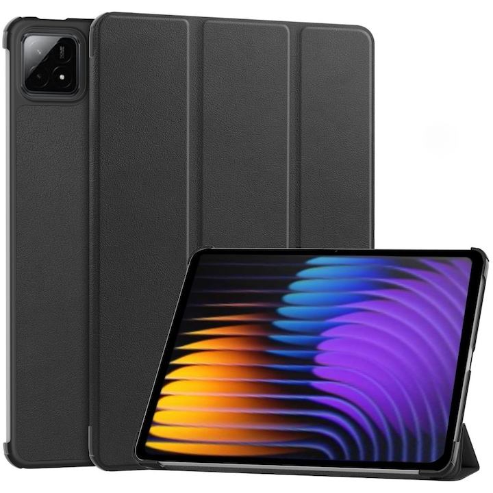 Husa pentru Xiaomi Pad 7 / Xiaomi Pad 7 Pro, Smartcase, neagra